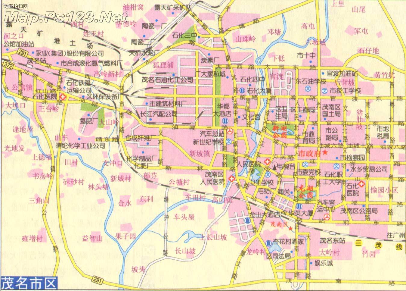 茂名市区地图