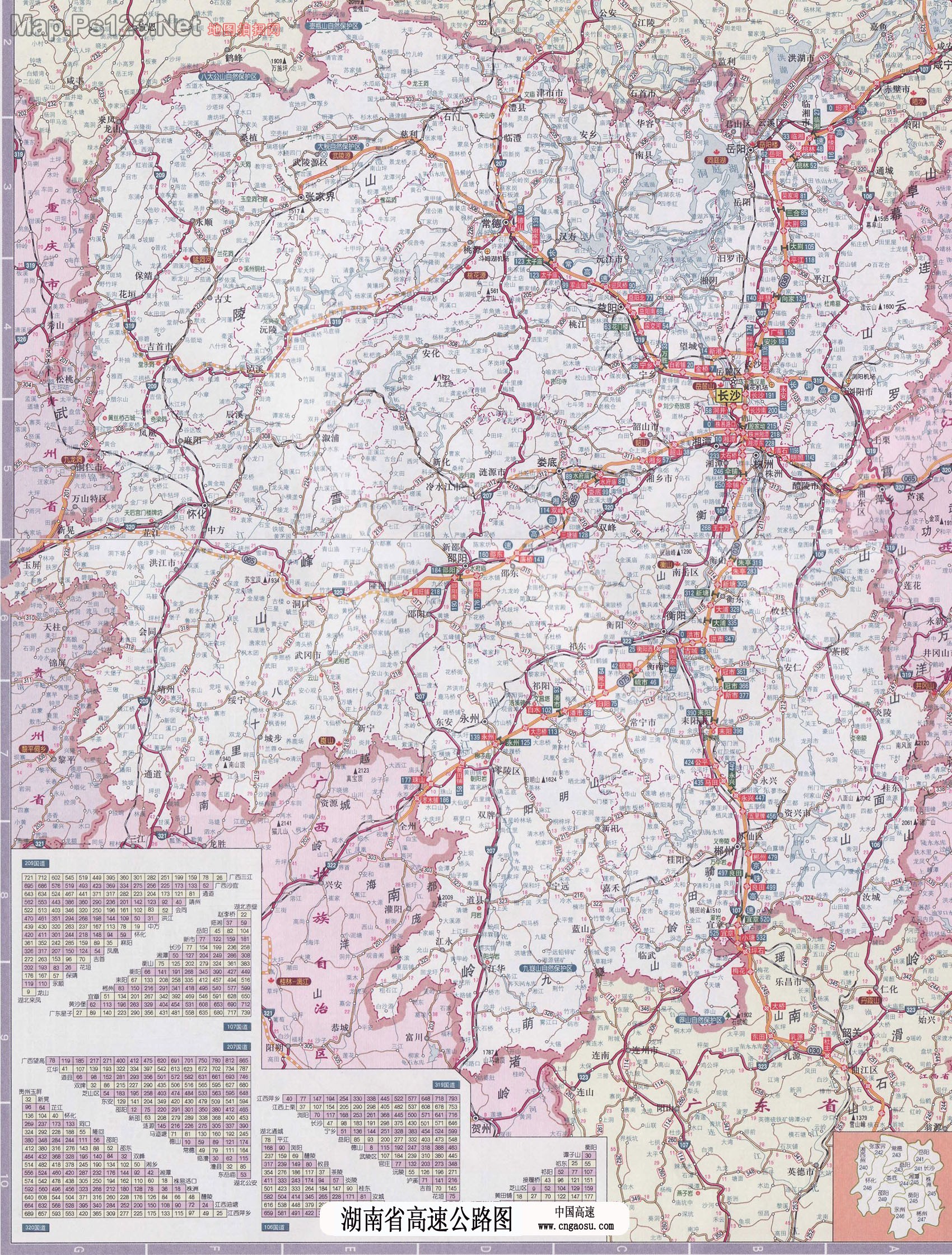 河南省高速公路地图全图