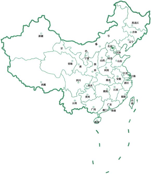 中国行政简图_中国地图查询