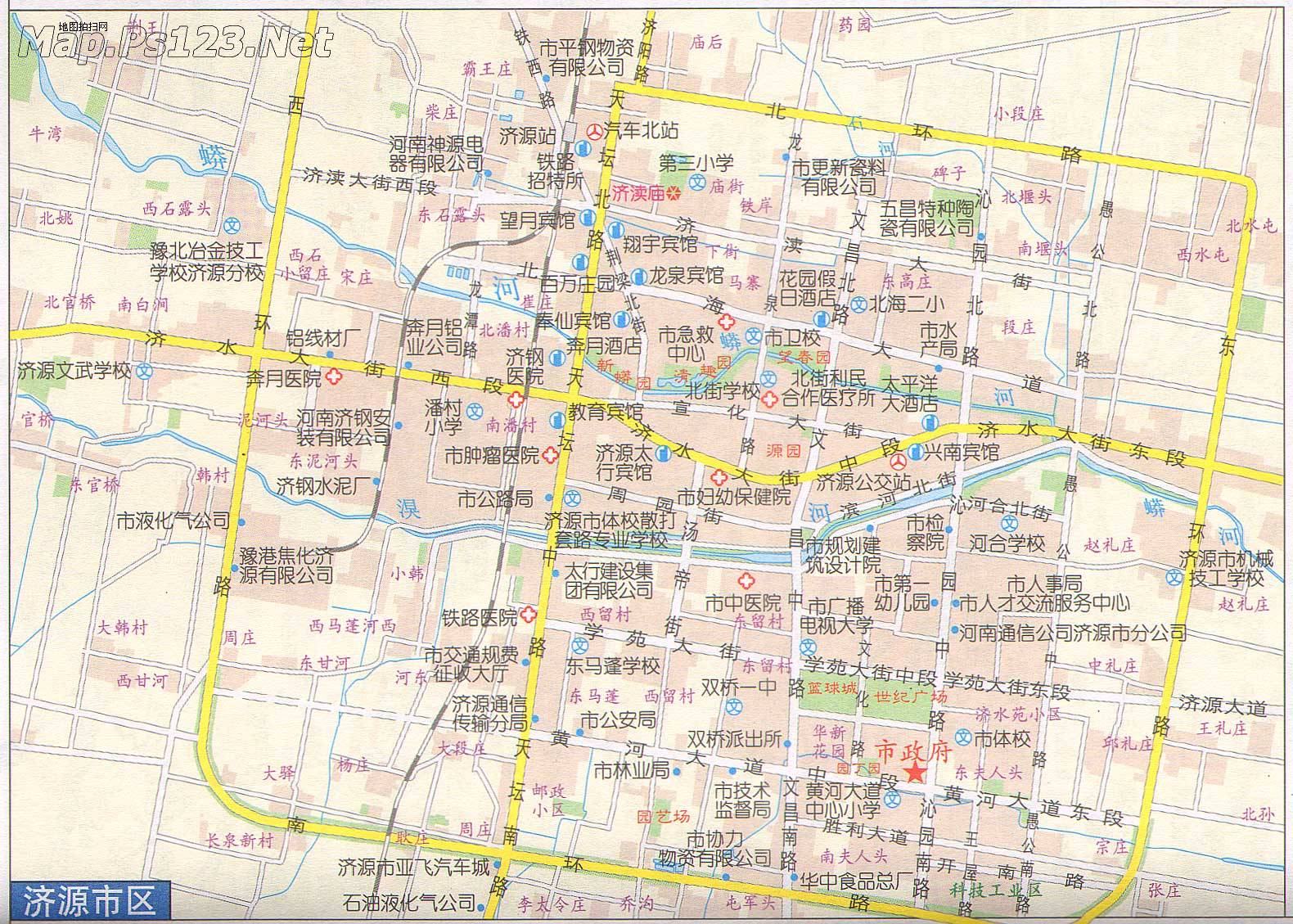 济源市区地图