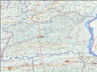 渭南市-大荔县地图图片