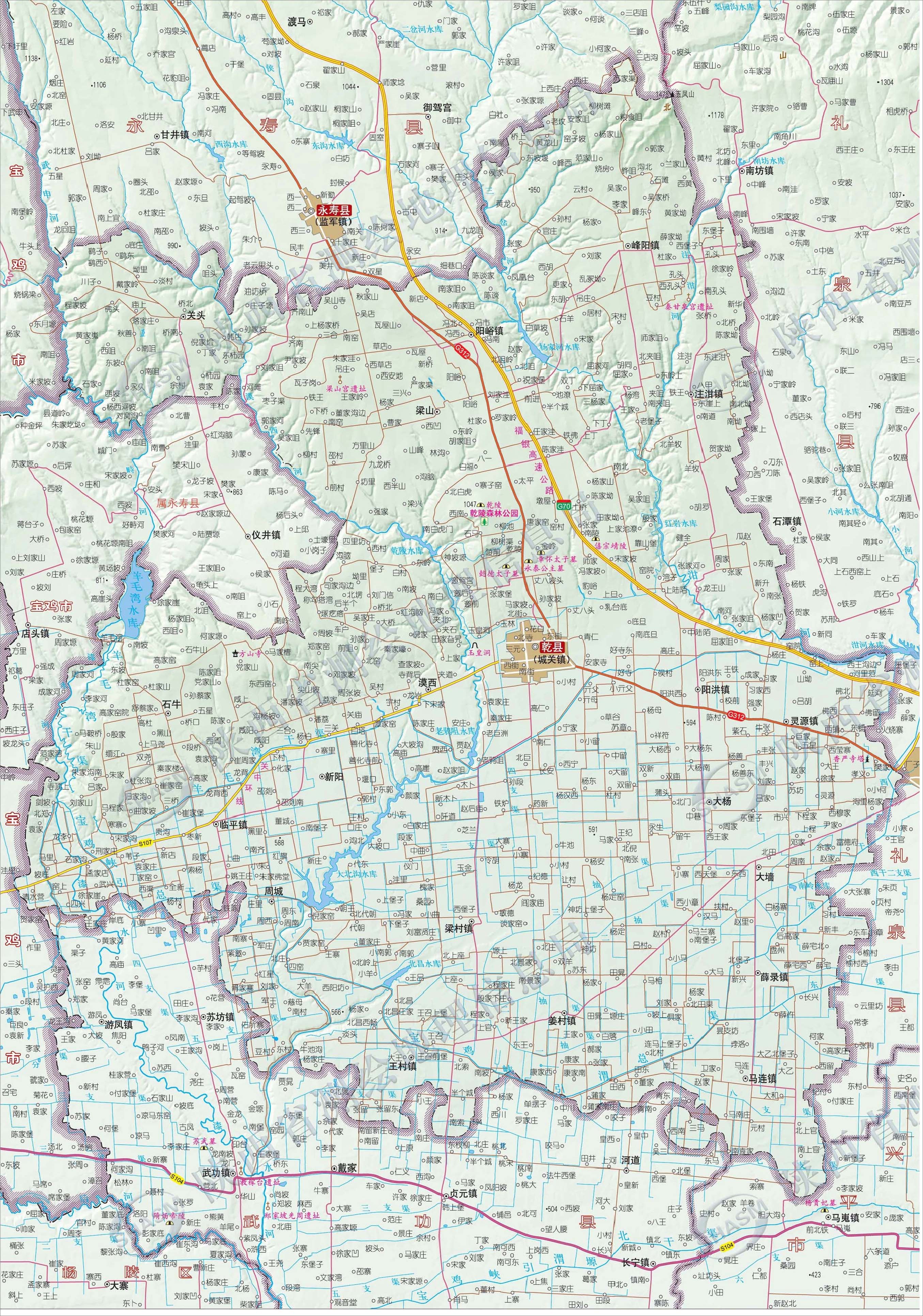 地图 陕西 咸阳市  咸阳市-乾县地图  栏目导航: 西安市  铜川