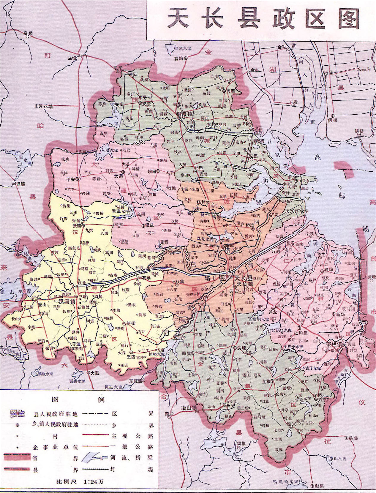中国地图 安徽 滁州市 >> 天长县政区图  相关链接: 合肥市  芜湖市图片