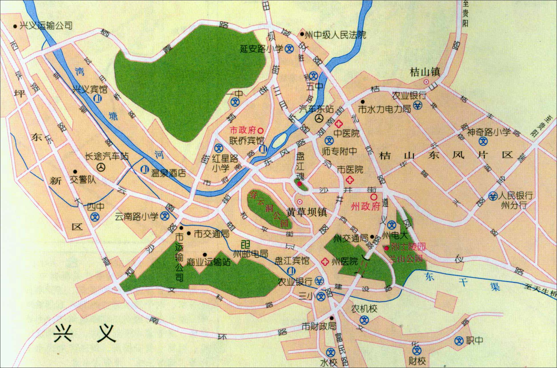 贵州省兴义市地图_贵州省兴义 图片图片