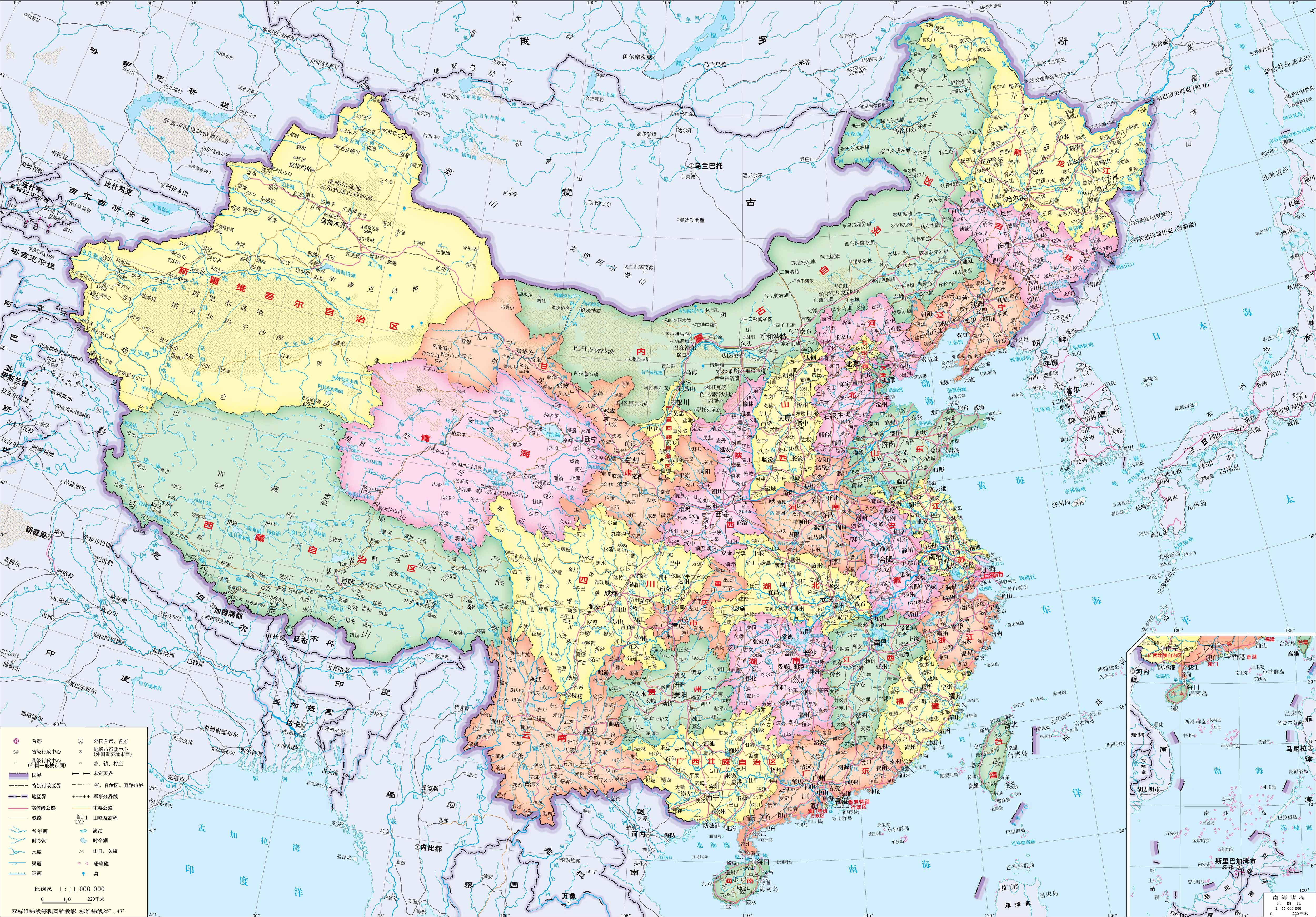 上一幅地图: 地形版 |  | 下一幅地图: 环渤海地区地图
