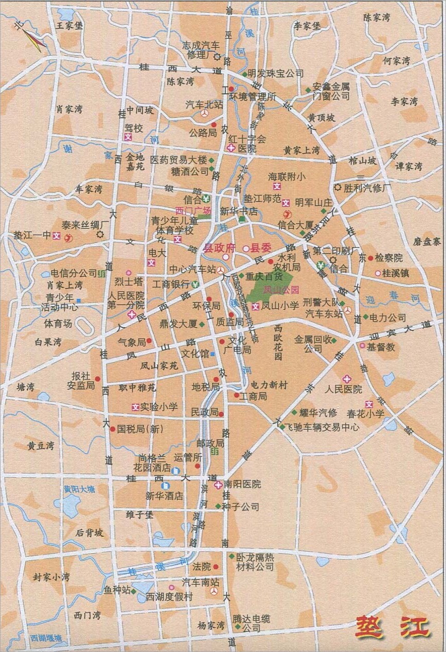 垫江地图高清