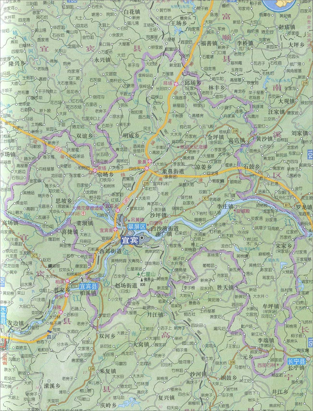 上一幅地图: 宜宾市交通地图 | 宜宾市 | 下一幅地图: 筠连县地图_珙图片