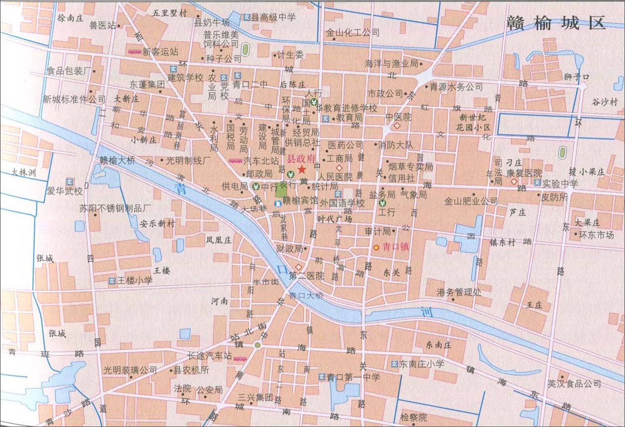 赣榆城区地图