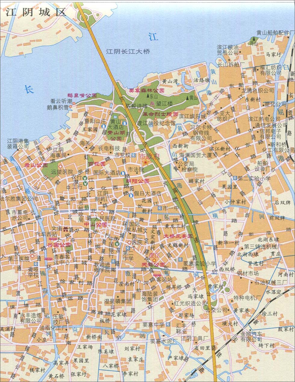 江阴市地图