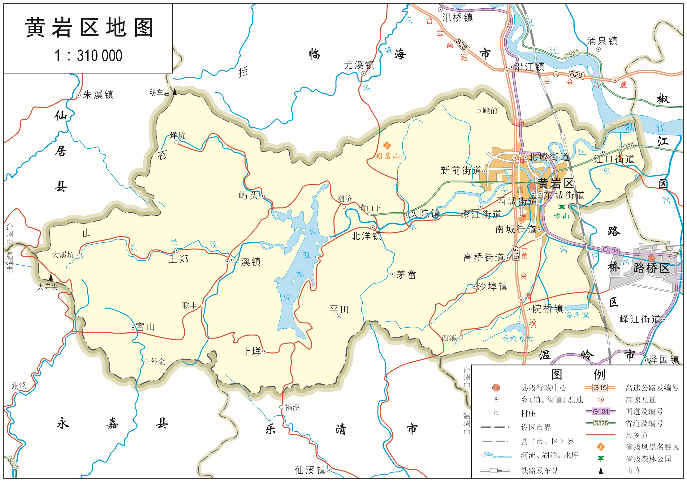 黄岩区_台州市地图查询图片