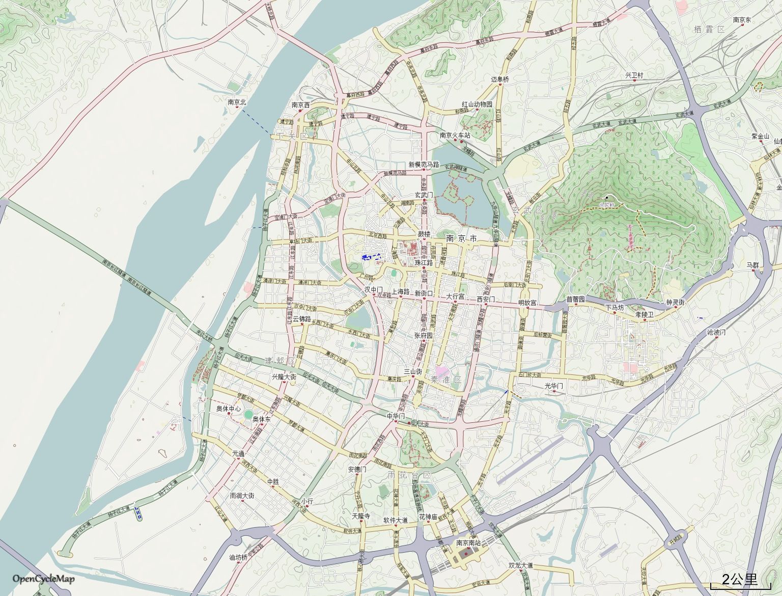 南京市城市地形图集_南京市地图查询
