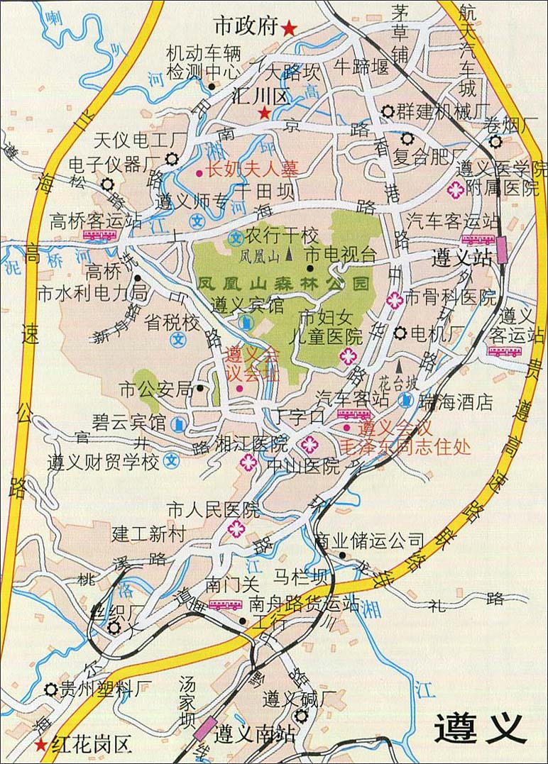 地图 贵州 遵义市  遵义地图地形版  栏目导航: 贵阳市  六盘水