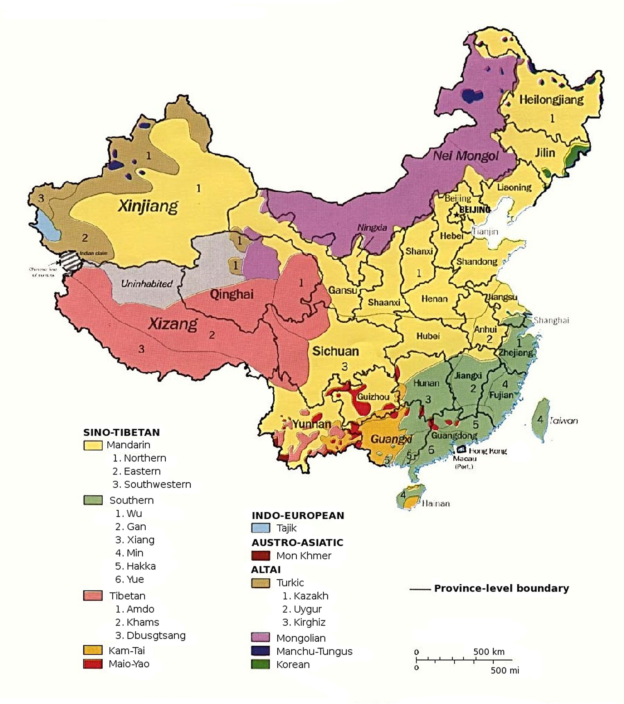 中国政区地图英文版图片
