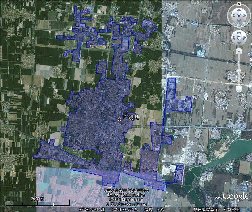 广饶县建成区面积12.8平方公里_东营市地图查询