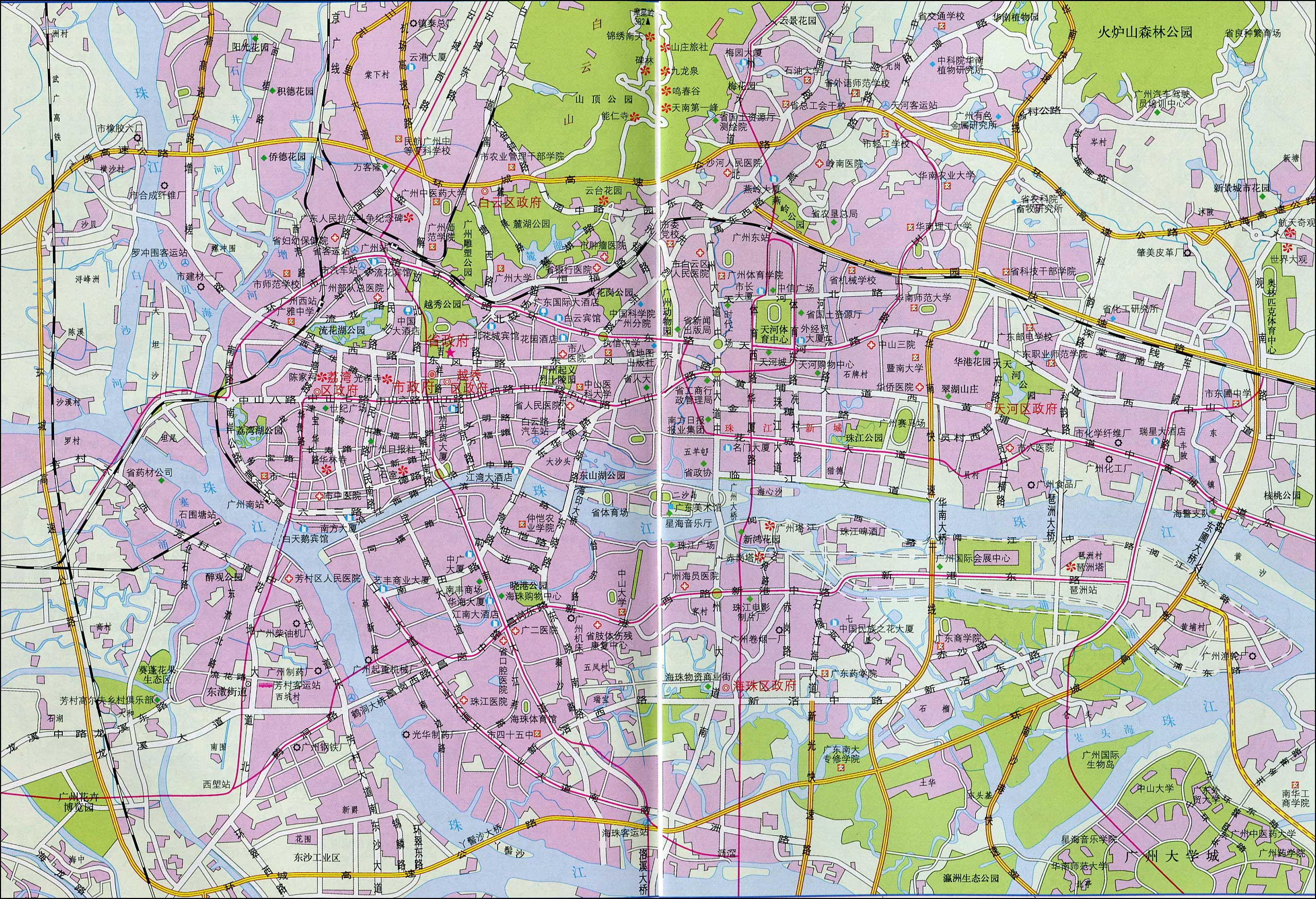 从化地图_增城地图 | 广州市 | 下一幅地图: 广州地图高清大图