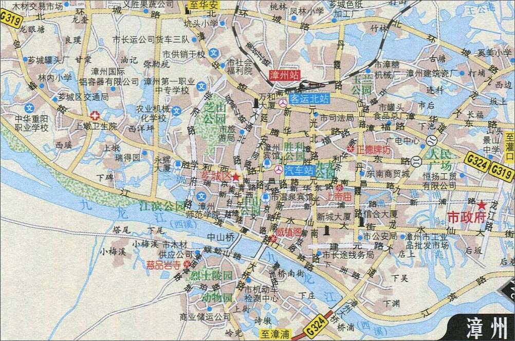 漳州自驾游地图_福建旅游_地之图图片