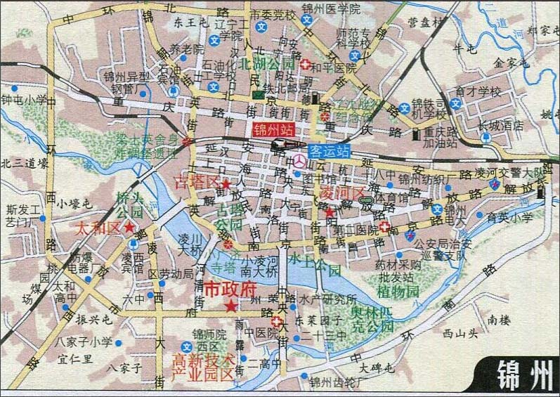 锦州自驾游地图