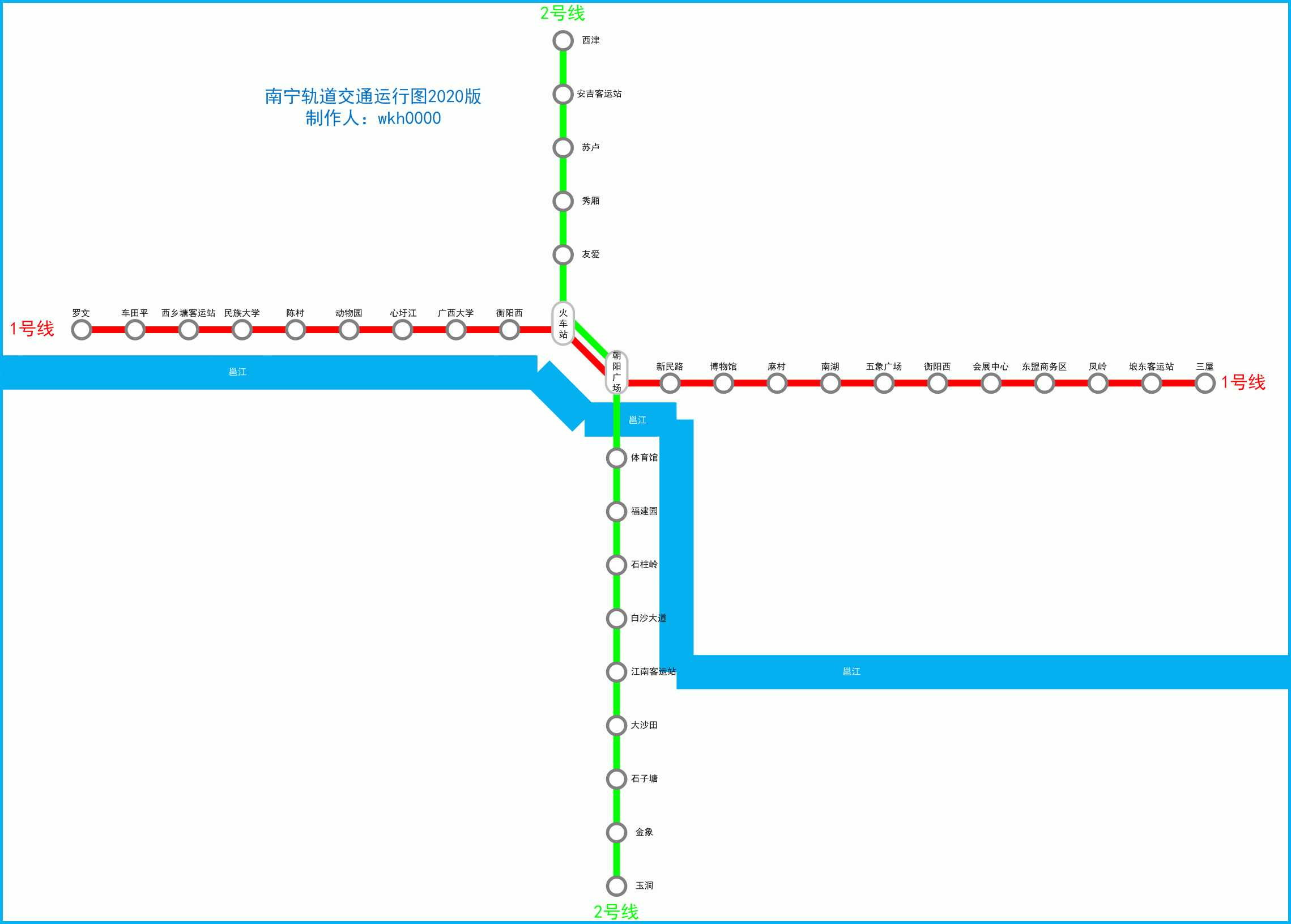 南宁地铁线路图图片