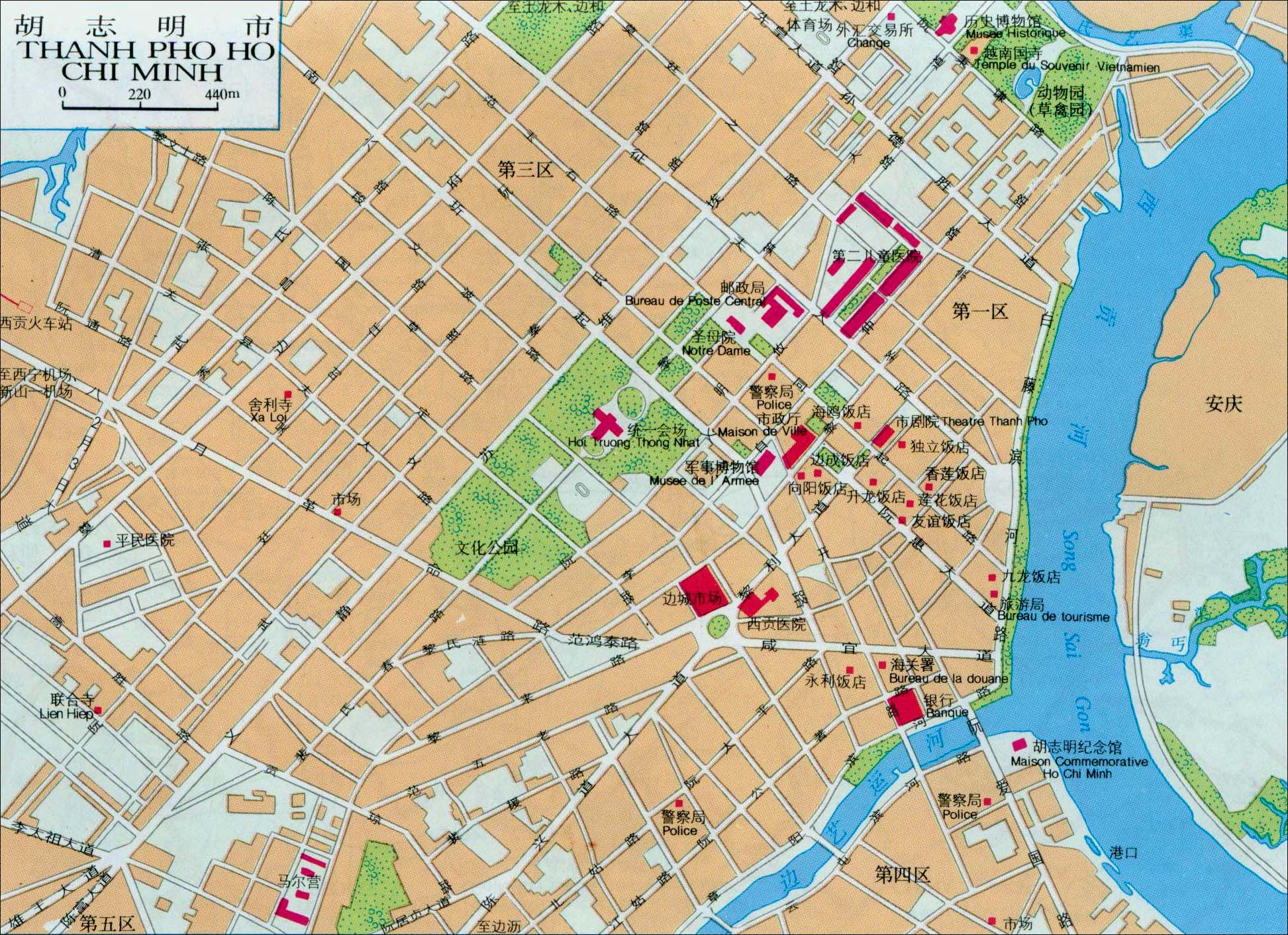 世界地图 亚洲 越南 >> 胡志明市地图  上一幅地图: 红河三角洲地图图片