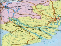 湄公河三角洲地图图片
