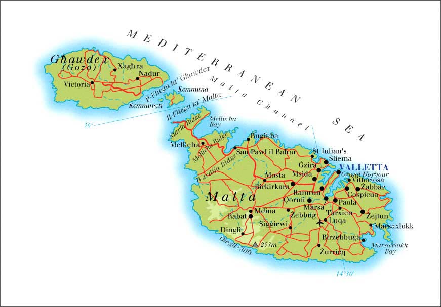上一幅地图: 马耳他行政区域图 | 马耳他 | 下一幅地图: 马耳他地图