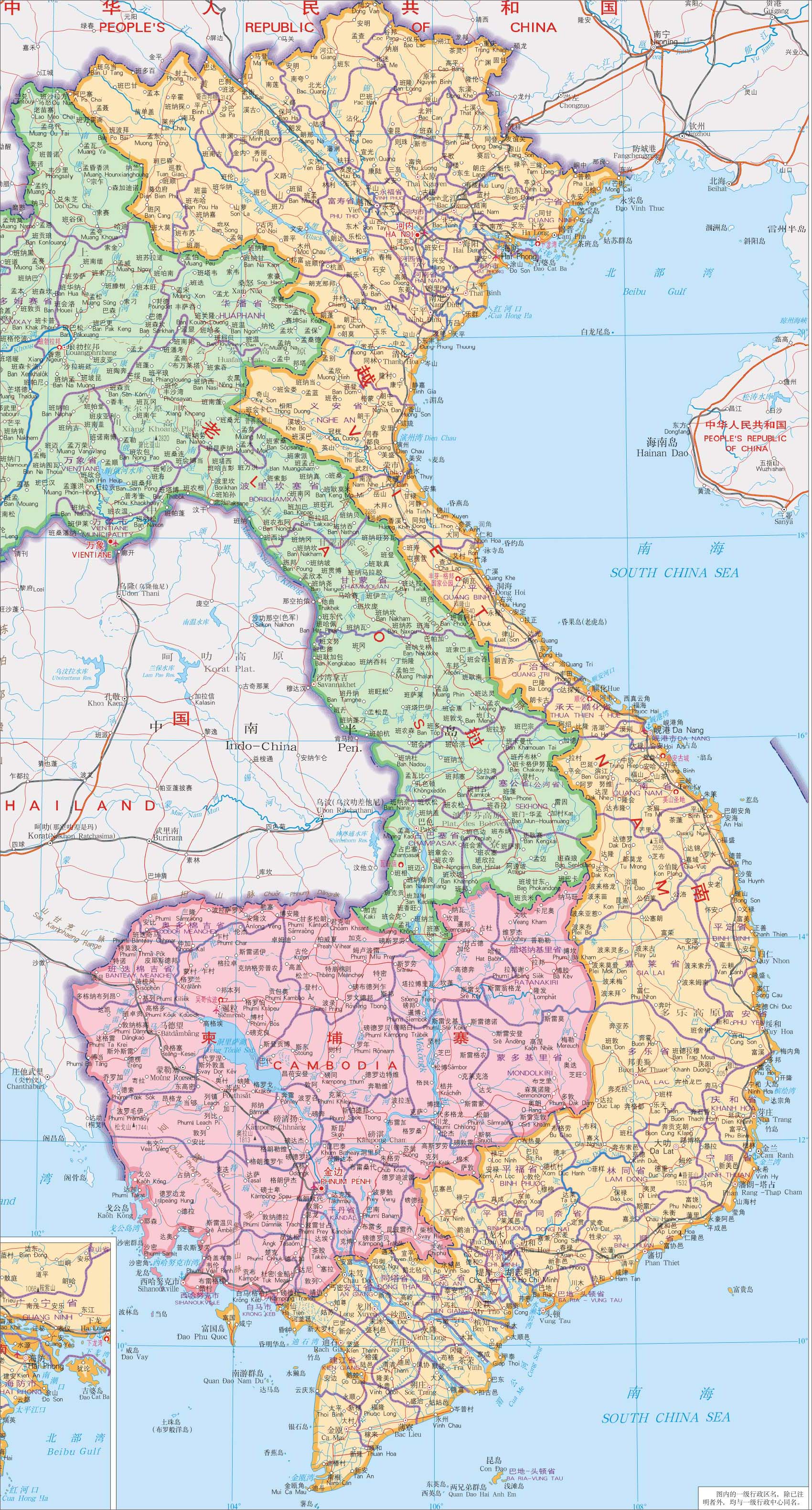 上一幅地图: 没有了 | 越南 | 下一幅地图: 河内地图