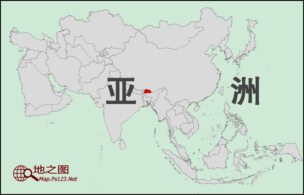 不丹位置图_不丹在哪_不丹地图查询