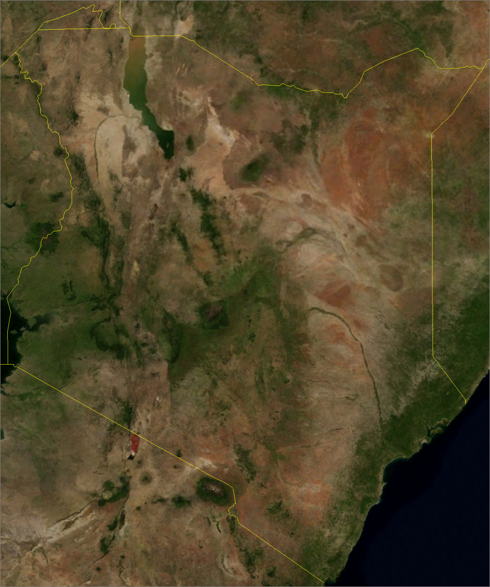 肯尼亚卫星地图_肯尼亚地图查询