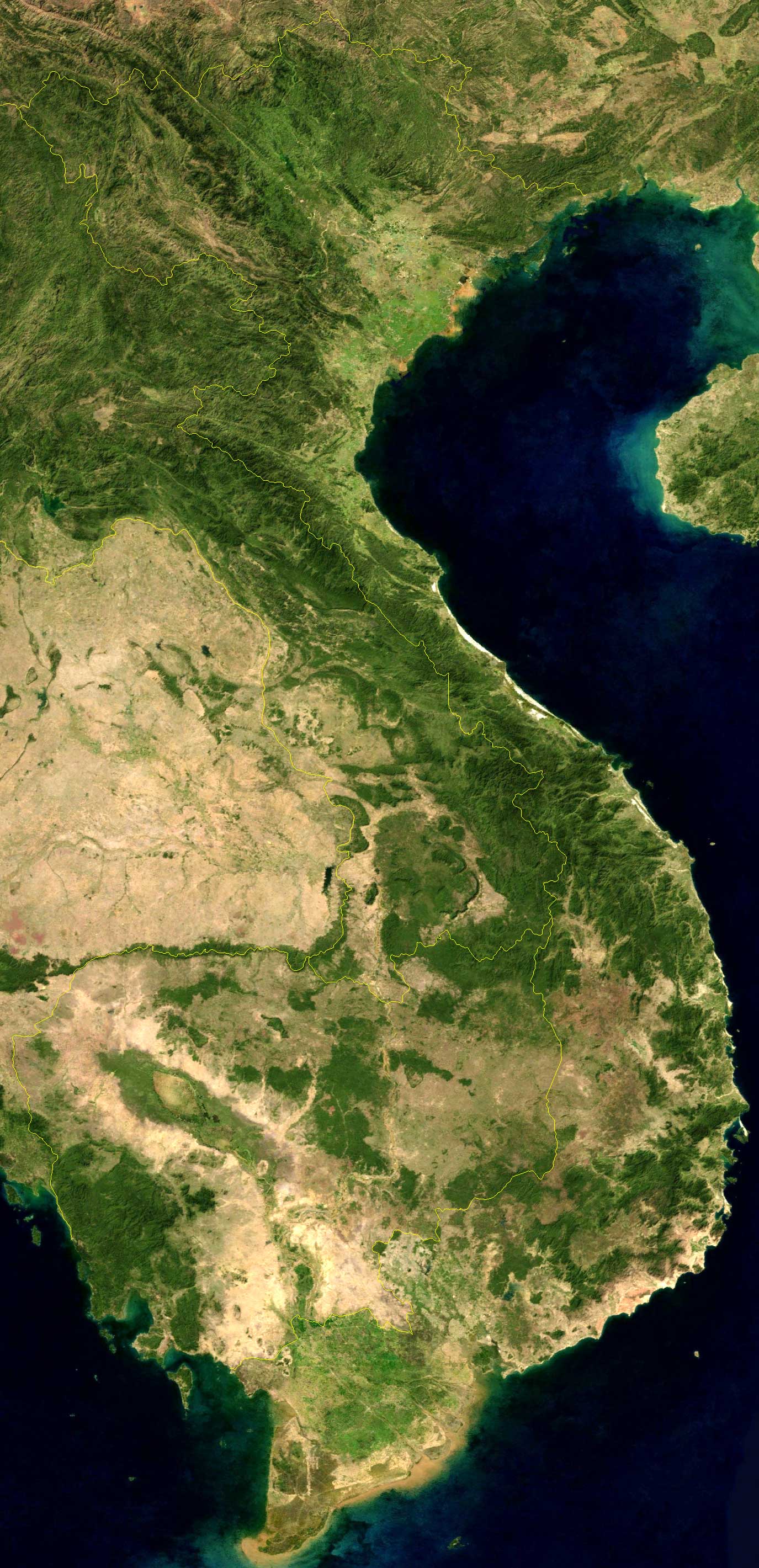 越南卫星影像地图_越南地图查询