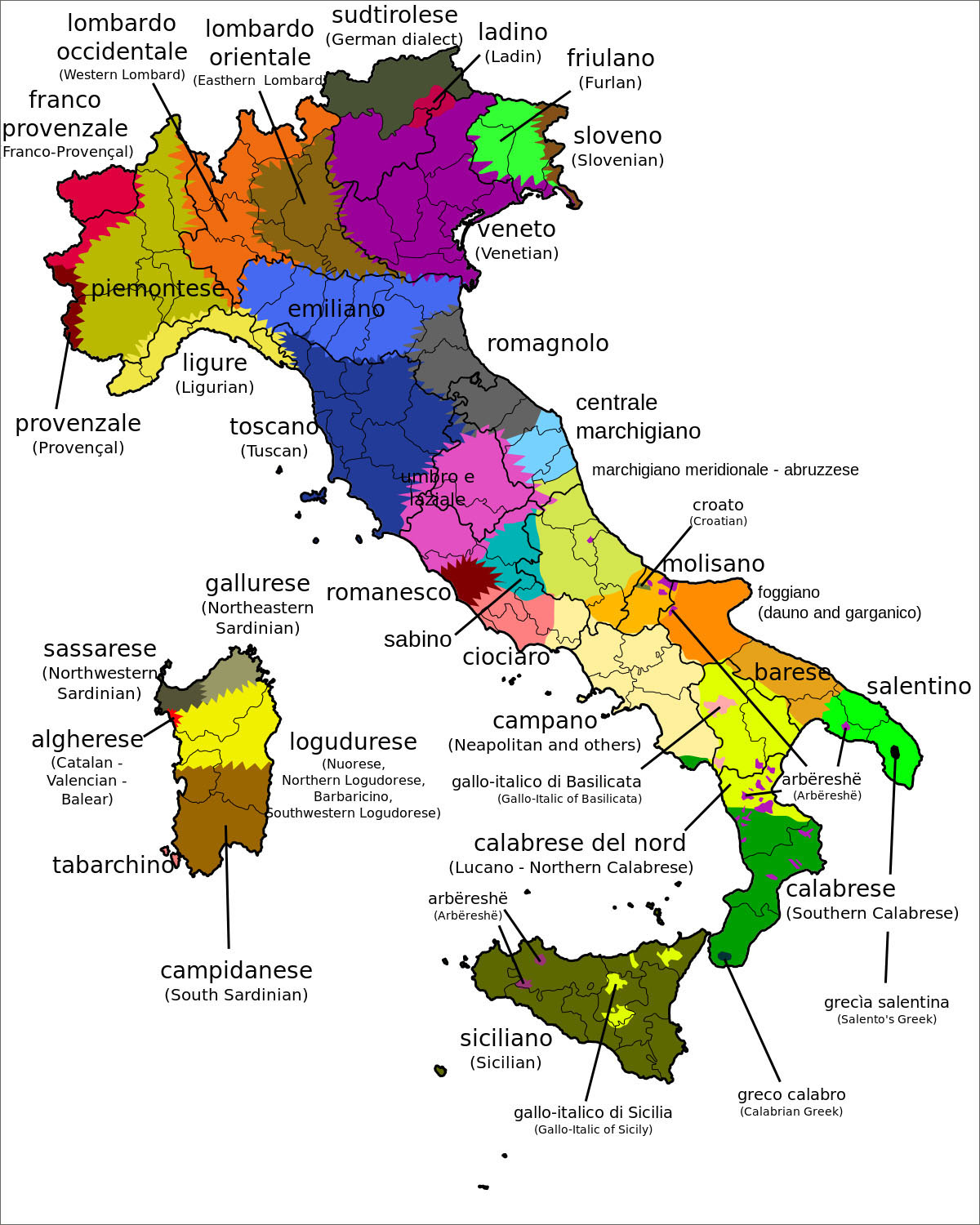 意大利行政区划地图_意大利行政区划图片