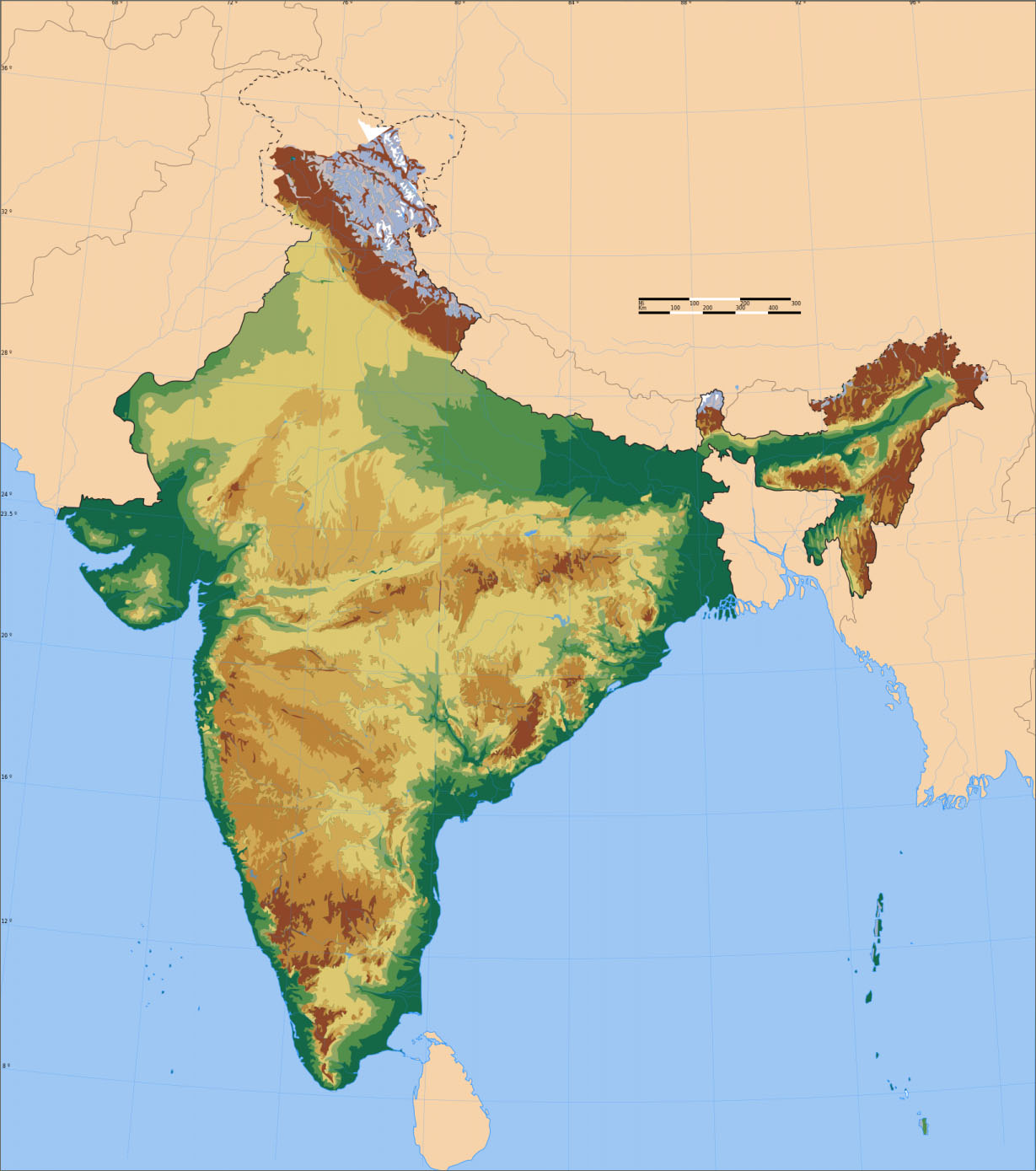 印度人口土地面积_印度有多少人口和国土面积,印度人口和国土面积在世界排名