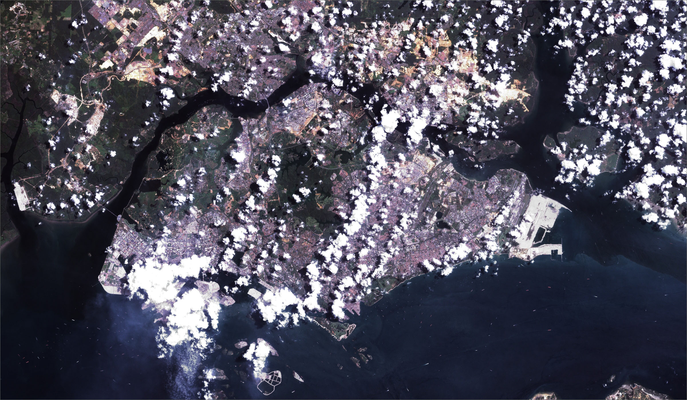 新加坡卫星地图_新加坡地图查询