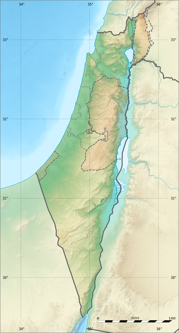以色列地形图